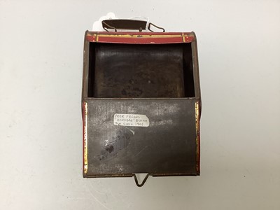 Lot 8 - RED HANDBAG BISCUIT TIN