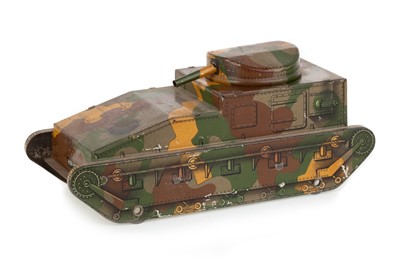 Lot 10 - TANK BISCUIT TIN