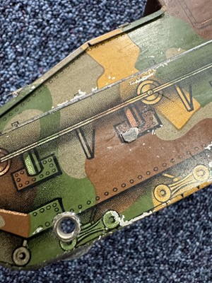 Lot 10 - TANK BISCUIT TIN