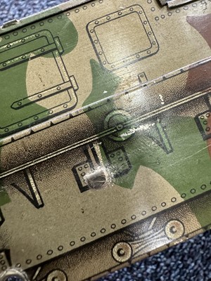 Lot 10 - TANK BISCUIT TIN