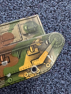 Lot 10 - TANK BISCUIT TIN