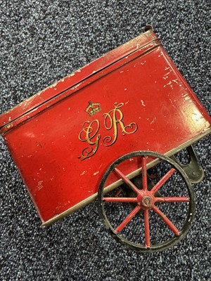 Lot 11 - POST CART BISCUIT TIN
