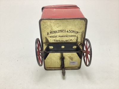 Lot 11 - POST CART BISCUIT TIN