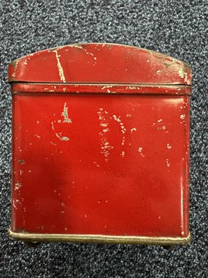 Lot 11 - POST CART BISCUIT TIN