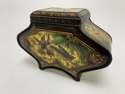 Lot 167 - EXOTIC BIRDS BISCUIT TIN
