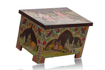 Lot 169 - RUSSIAN CASKET BISCUIT TIN