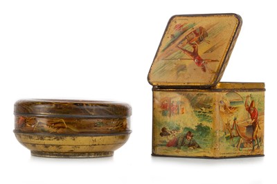 Lot 38 - TWO BISCUIT TINS