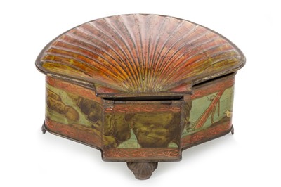 Lot 39 - SHELL BISCUIT TIN