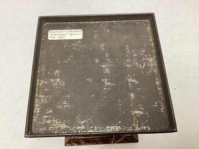 Lot 41 - STATUARY PLINTH BISCUIT TIN