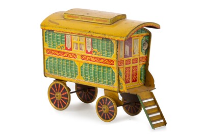 Lot 57 - ROMANI CARAVAN BISCUIT TIN