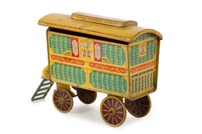 Lot 57 - ROMANI CARAVAN BISCUIT TIN