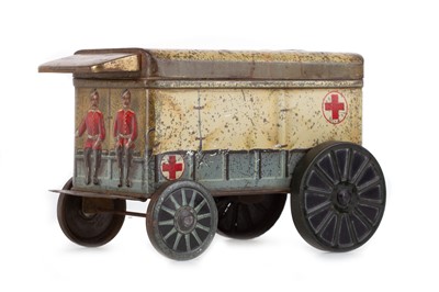 Lot 59 - AMBULANCE BISCUIT TIN