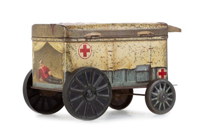 Lot 59 - AMBULANCE BISCUIT TIN