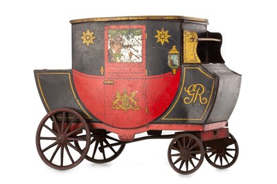 Lot 61 - STAGE COACH BISCUIT TIN