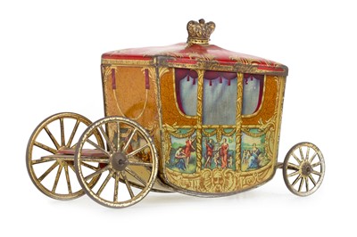 Lot 64 - CORONATION COACH BISCUIT TIN