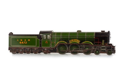 Lot 66 - FLYING SCOTSMAN TRAIN ENGINE BISCUIT TIN