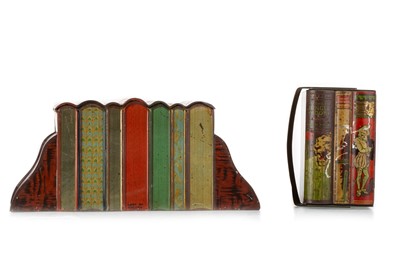 Lot 46 - TWO BOOK COLLECTION BISCUIT TINS
