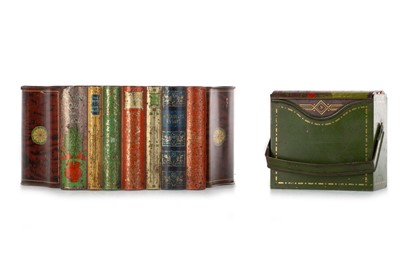 Lot 46 - TWO BOOK COLLECTION BISCUIT TINS