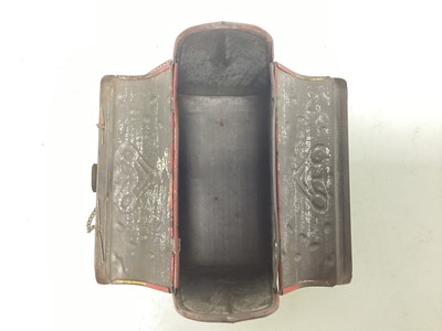 Lot 50 - ART NOUVEAU HANDBAG BISCUIT TIN