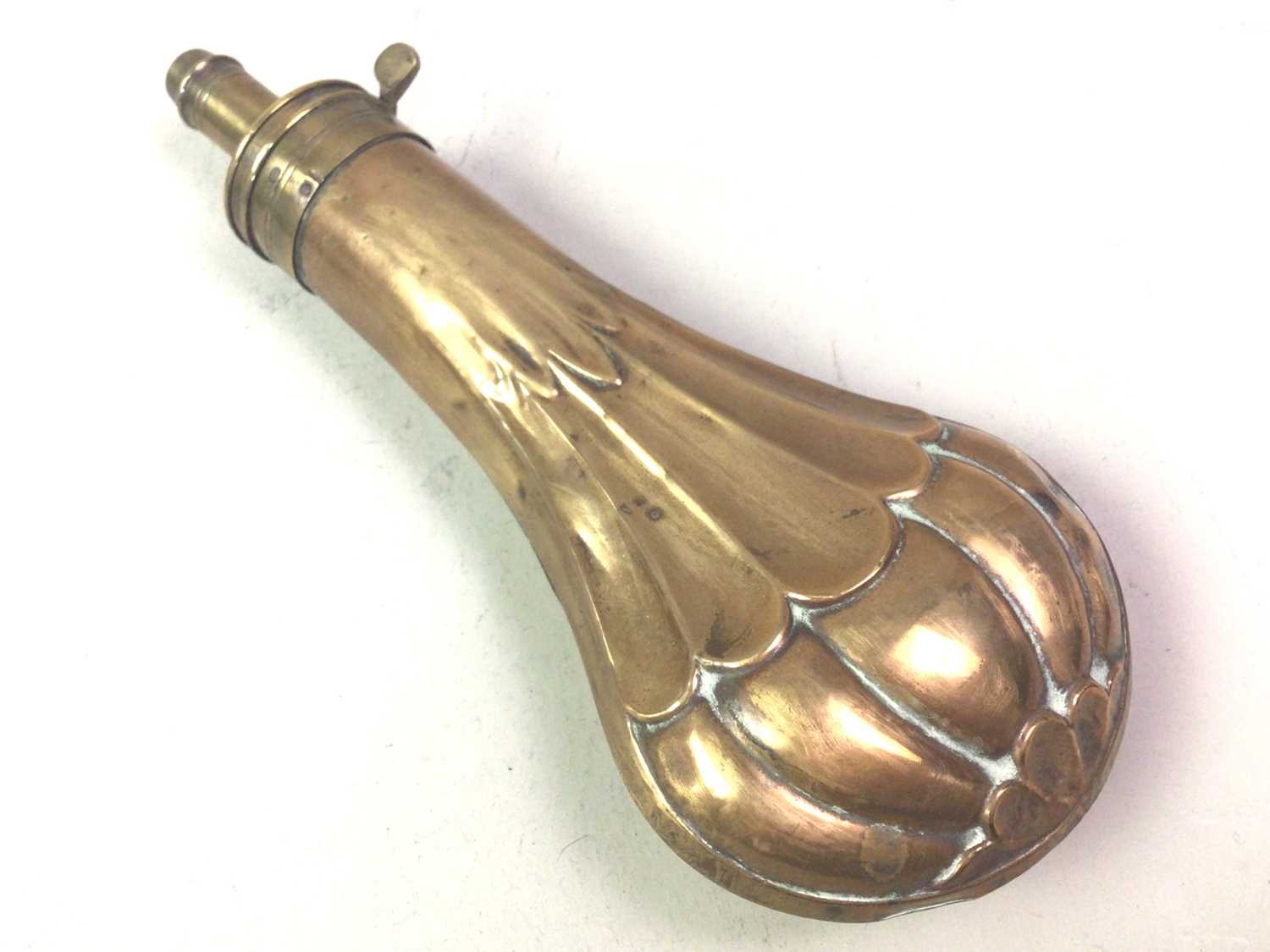 Lot 225 - COLLECTION OF POWDER FLASKS,