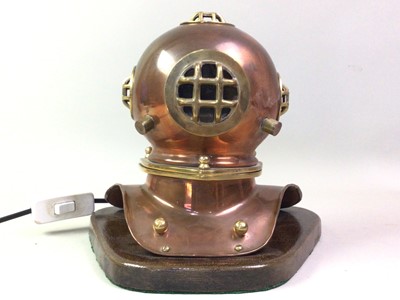 Lot 239 - REPRODUCTION BRASS CASED SHIPS CLOCK