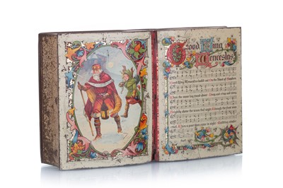 Lot 184 - CHRISTMAS CAROL BOOK BISCUIT TIN