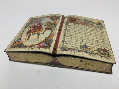 Lot 184 - CHRISTMAS CAROL BOOK BISCUIT TIN