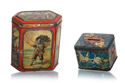 Lot 115 - TWO BISCUIT TINS