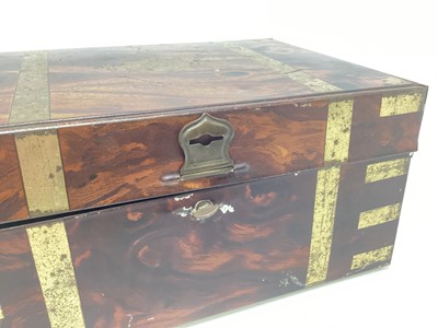 Lot 116 - WRITING DESK BISCUIT TIN