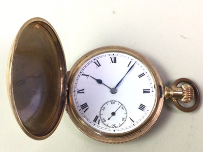 Lot 250 - TWO GOLD FILLED POCKET WATCHES