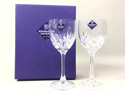 Lot 253 - PAIR OF EDINBURGH CRYSTAL GLASSES