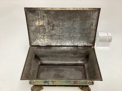 Lot 120 - PAST TIMES CASKET BISCUIT TIN