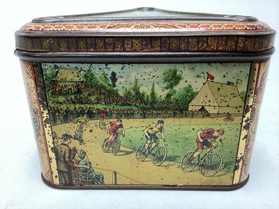 Lot 122 - VILLAGE SPORTS BISCUIT TIN