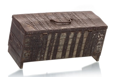 Lot 125 - CHURCH COLLECTION BASKET BISCUIT TIN