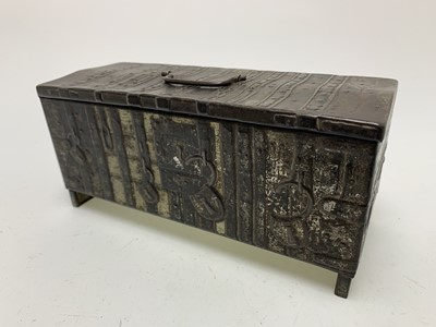 Lot 125 - CHURCH COLLECTION BASKET BISCUIT TIN