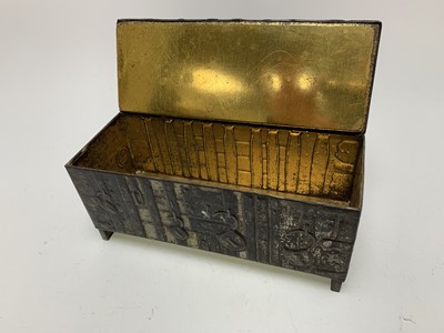 Lot 125 - CHURCH COLLECTION BASKET BISCUIT TIN