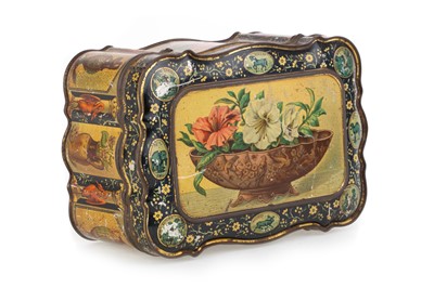 Lot 16 - FLORAL BISCUIT TIN