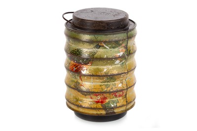 Lot 23 - CARNIVAL LANTERN  BISCUIT TIN
