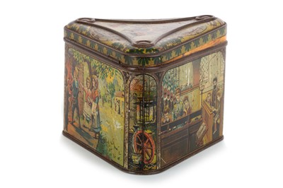 Lot 26 - THE VILLAGE BLACKSMITH BISCUIT TIN