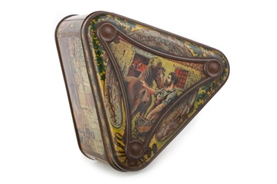 Lot 26 - THE VILLAGE BLACKSMITH BISCUIT TIN