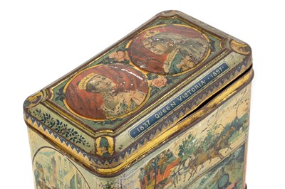 Lot 29 - QUEEN VICTORIA COMMEMORATIVE BISCUIT TIN