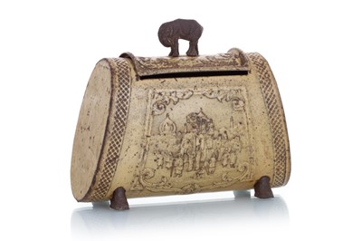 Lot 104 - INDIAN HANDBAG BISCUIT TIN