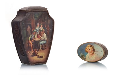 Lot 106 - TWO BISCUIT TINS