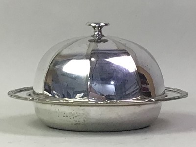 Lot 291 - PLATED MUFFIN DISH AND COVER