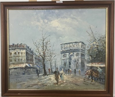 Lot 298 - TWO MODERN OIL PAINTINGS