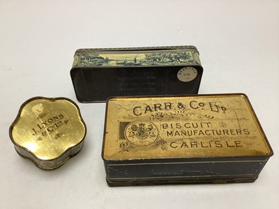 Lot 55 - SIXTEEN BISCUIT TINS