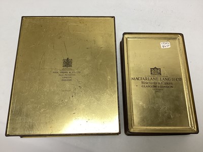Lot 55 - SIXTEEN BISCUIT TINS