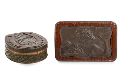 Lot 56 - TWO BISCUIT TINS