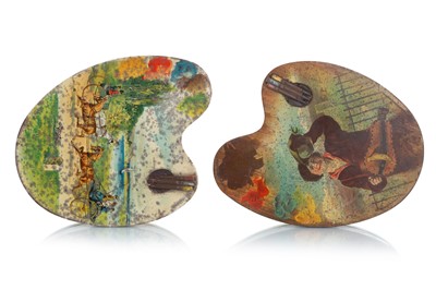 Lot 230 - TWO BISCUIT TINS