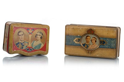 Lot 236 - THREE CORONATION BISCUIT TINS